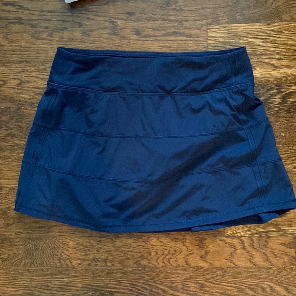 Lululemon Pace Rival MR Skirt LONG in True Navy (blue)